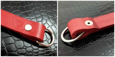 MSH - RED LEATHER WITH HEART collage